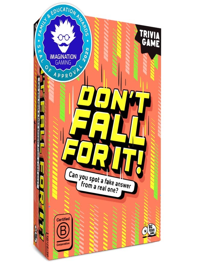 BIG POTATO Don't Fall for It - The Hilarious Tower Trivia Game for Ages 10 and up. Fun and Easy Board Game for 2+ Players, Perfect for Families and Kids and Game Night. - Image 1